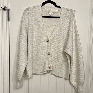 NWOT Prologue Cream Button-Up Cardigan